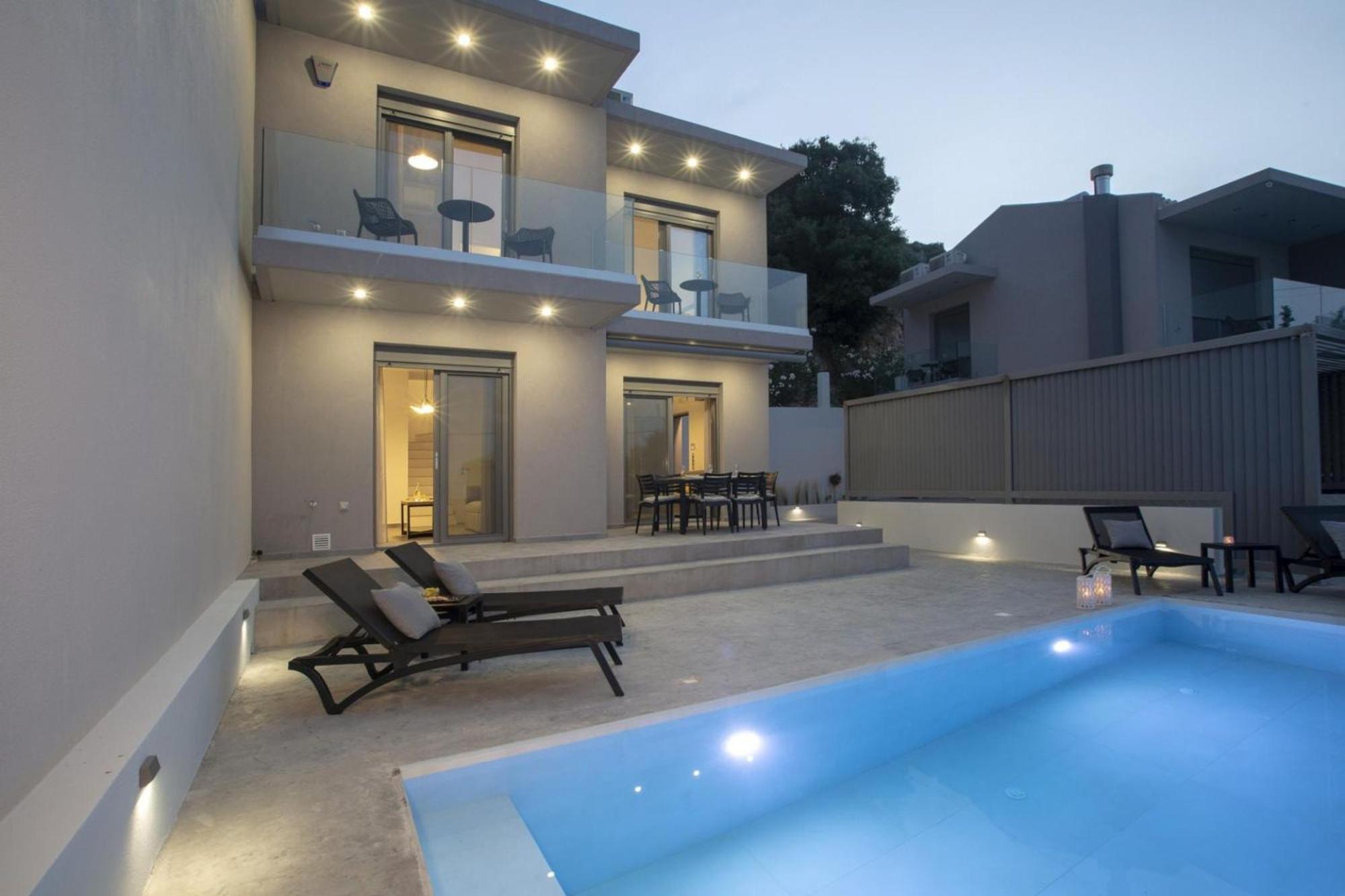 Aloft Luxury Villas Lefkada - Heated Pool Apolpaina Экстерьер фото