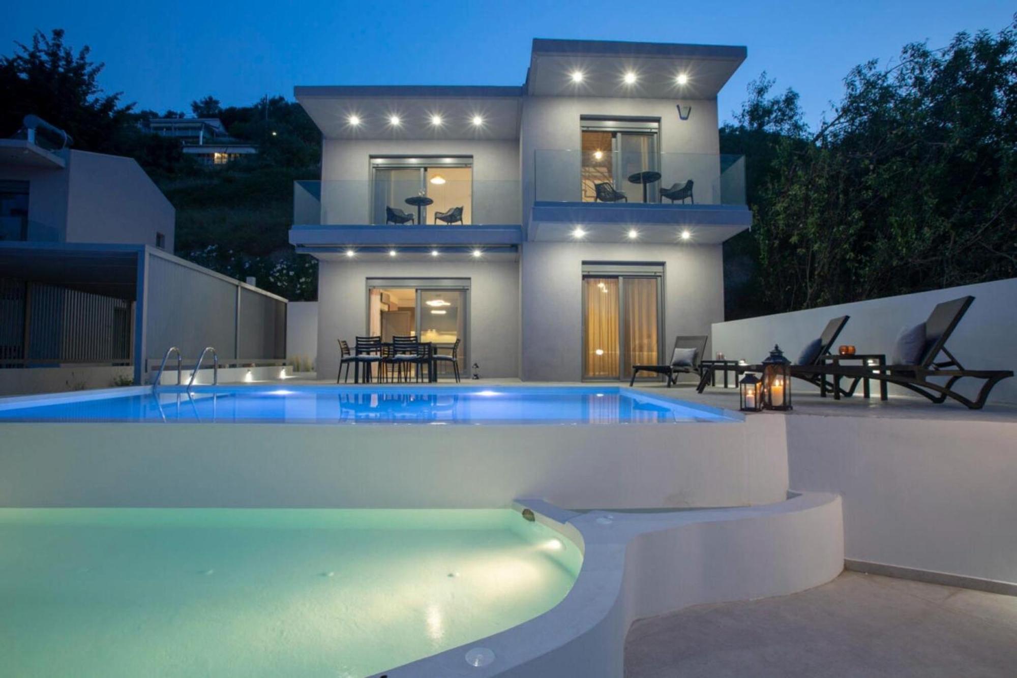 Aloft Luxury Villas Lefkada - Heated Pool Apolpaina Экстерьер фото